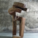"Obejmutí prázdnoty", eukalyptus, 2014, 130cm