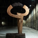 "Toxic Grounds", chestnut, 2014, 190cm