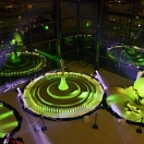 Light show in the exposition (photo D. Mészáros)