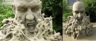 "Swimmer", sand, Vancouver (Canada), 2007, 2,5m