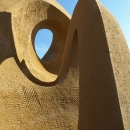 "Komnata času" (detail), Hundested (Dánsko), 2017, 3 x 5 x 7m