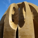"Komnata času" (detail), Hundested (Dánsko), 2017, 3 x 5 x 7m