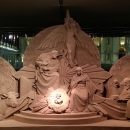 The finished piece. Historian of art Jana Bronková: „It is probably the first major sculptural project here on the square since the moment when they installed the sculptures on Bernini´s colonade.“
(Photo R.Varano)
