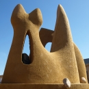 "Postava na pláži", Hundested (Dánsko), 2020, 3m