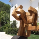 "Artificial Cloud No.1", chestnut, 2015, 97 x 97cm