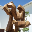 "Artificial Cloud No.1", chestnut, 2015, 97 x 97cm