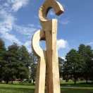 "Wanderer 2", oak, 2014, 240cm